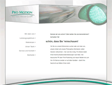 Tablet Screenshot of pro-motion.info